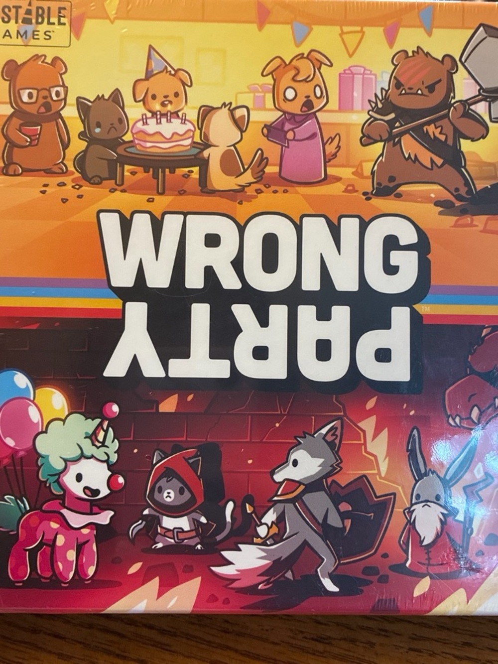 Wrong Party Card Game -  Unstable Games sealed and new